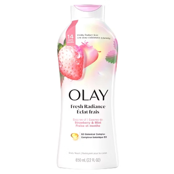 Olay Fresh Outlast Body Wash White Strawberry & Mint - 22 fl oz