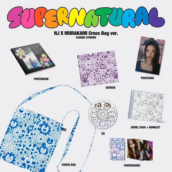 Newjeans - NewJeans 'Supernatural' NJ X MURAKAMI (Cross Bag ver.) - CD - Walmart.com