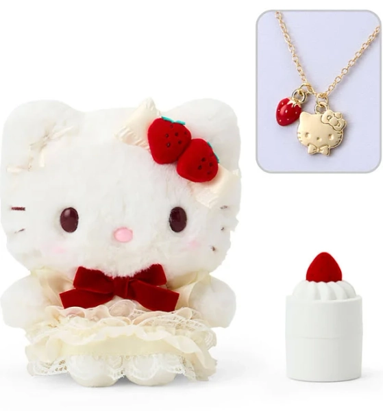 Sanrio Hello Kitty Strawberry Cake Series Plush Toy