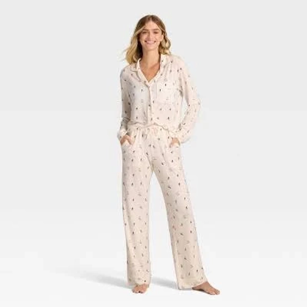Auden Women's Cloud Knit Modal Pajama Set