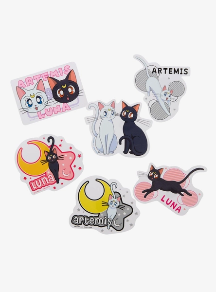 Pretty Guardian Sailor Moon Cats Sticker Set