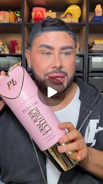 ALLAN CRAIG ⚡️ on Instagram: "plouise said PACKAGING! a giant plouise protect your pout lip conditioner! ten lip conditioners in different cherry themed flavours, 5 tinted and 5 sparkly! no notes 10/10 @plouise_makeup_academy #lipconditioner #plouise"
