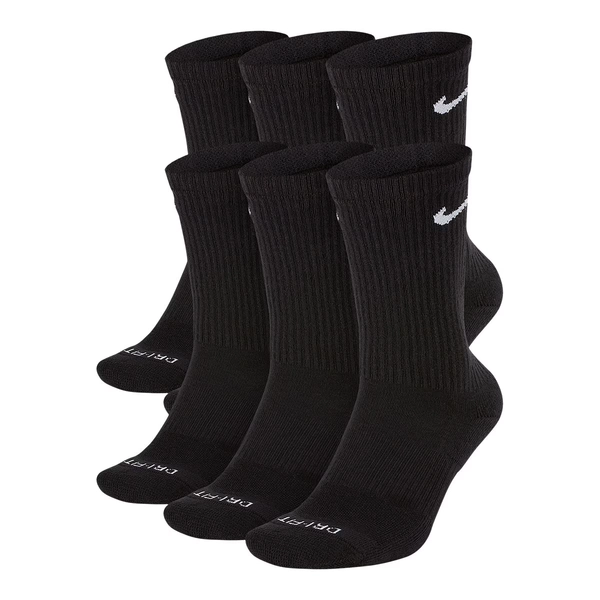 Nike Unisex Everyday Plus Athletic Crew Socks 6pk