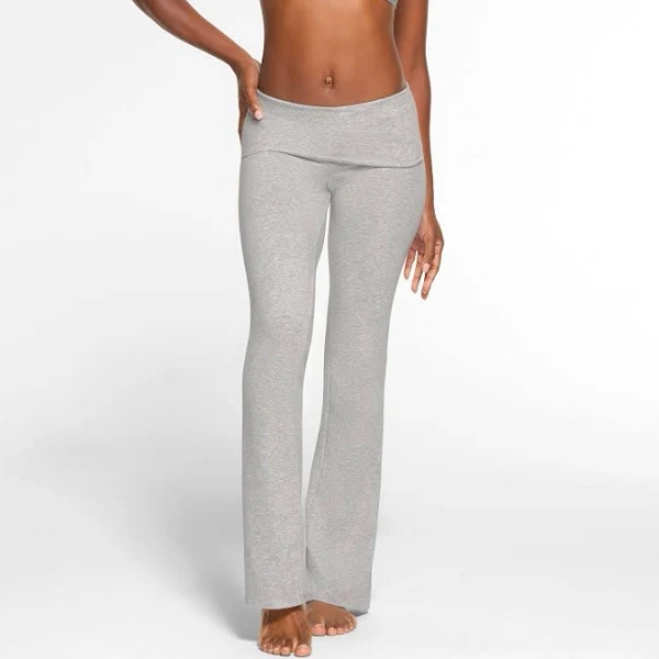 SKIMS Women's Cotton Jersey Foldover Pants