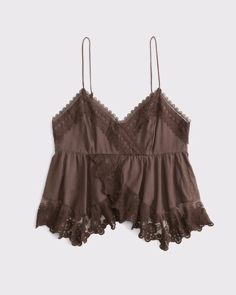 Babydoll Lace-Trim Cami