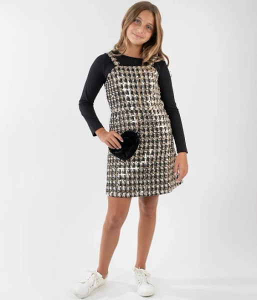 Rare Editions Girls 3-Piece Top and Jumper Set
