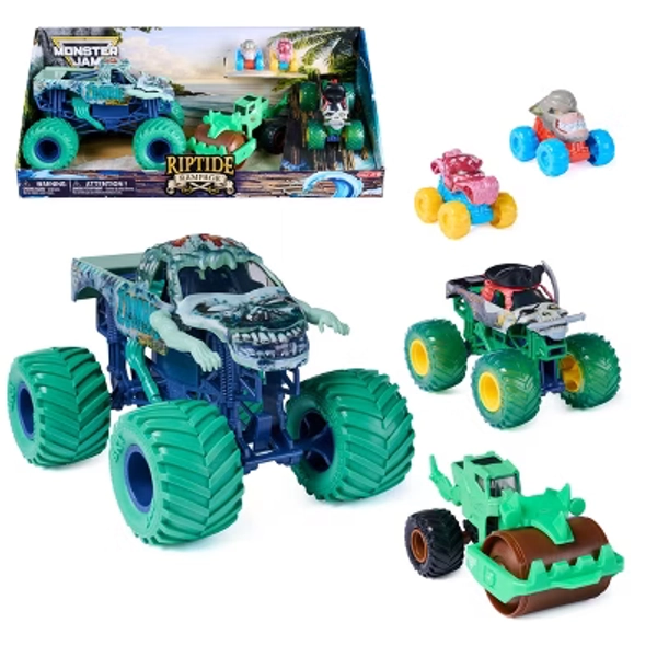 Monster Jam, Riptide Rampage 5-Pack Monster Trucks