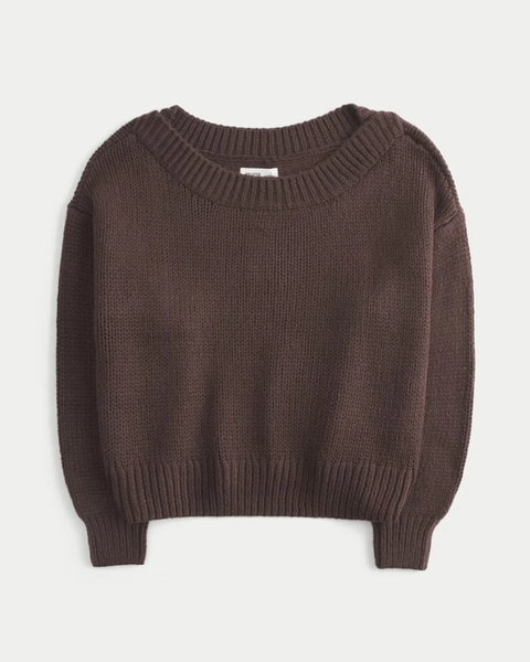 Lofty Off-the-Shoulder Sweater