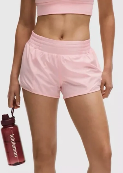 Hotty Hot High-Rise Lined Short 2.5" - Pink - 4