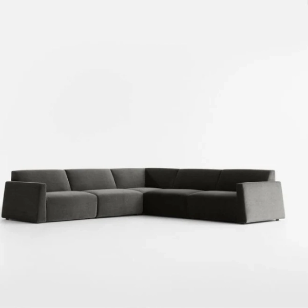 Crate & Barrel Eero Modular 5-Piece L-Shaped Sectional Sofa