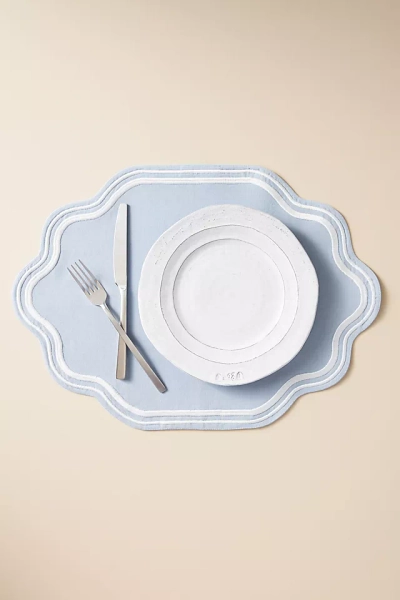 Madeline Embroidered Cotton Placemat