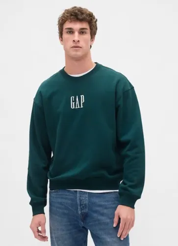 Heavyweight Oversized Logo Sweatshirt | Gap