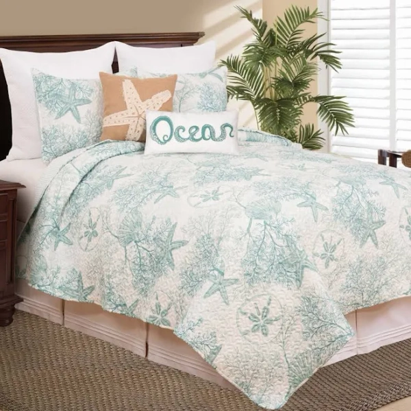 C&F Home Ocean Treasures Coastal Quilt Set