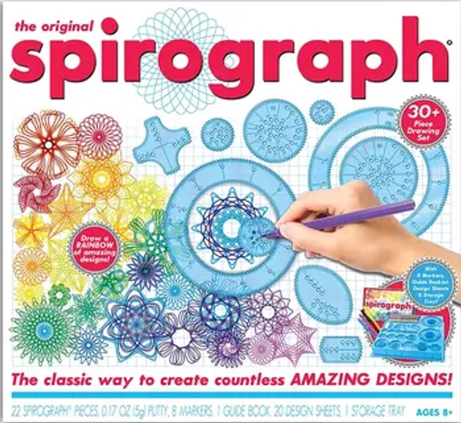 The Original Spirograph Drawing Kit w/ Markers & Guide Book