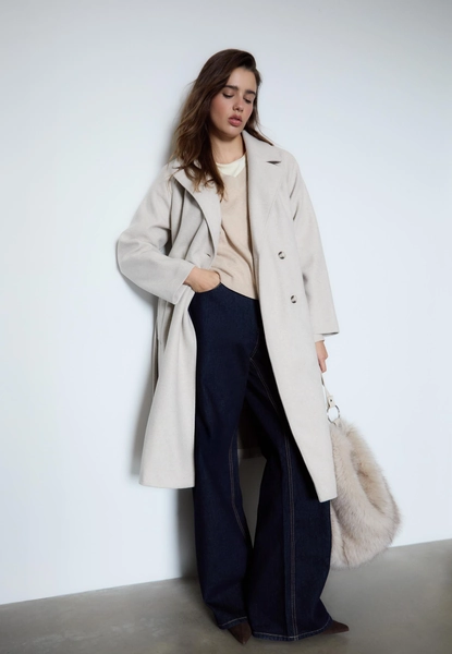 Zachte trenchcoat