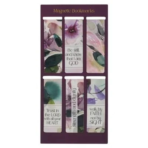 Bloom Like the Flowers Magnetic Bookmark Set