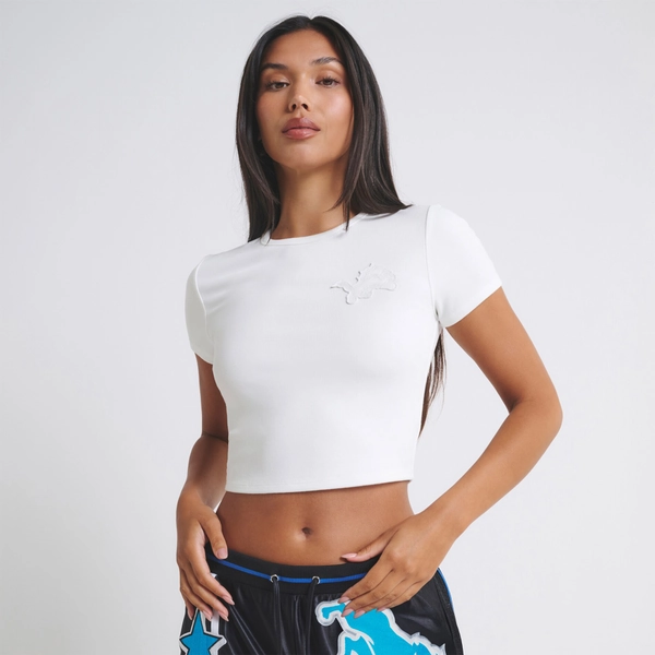 Women's Detroit Lions  Off Season White Baby T-Shirt