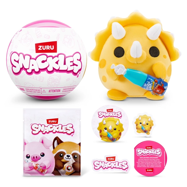 Snackles Licensed Series 3 by ZURU - Mystery Capsule with Ultra-Soft 5-inch Plush Toy for Kids Ages 3+ - Walmart.com