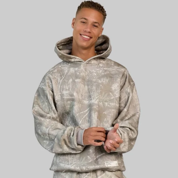 Comfrt Tops Comfrt Camo Hoodie