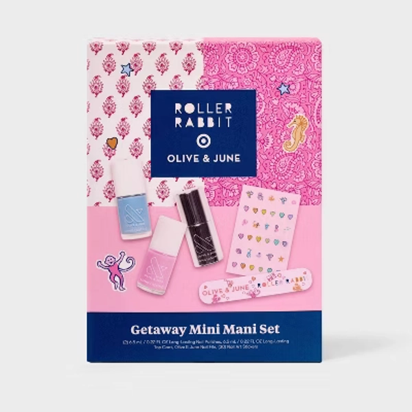 Roller Rabbit x Target - Olive & June Getaway Mini Mani Nail Polish Set - 5ct