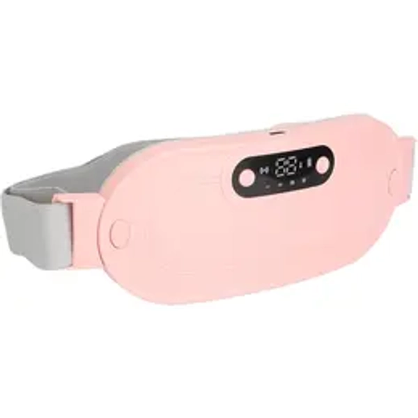 Portable Heating Pad, Heating Pads Automatic Shut Off Belly Wrap Adjustable Belt Menstrual Cramps Relief Pad Comfort Daily Pink