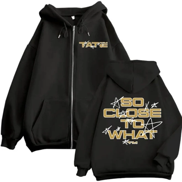 Tate McRae So Close to What Zipper Hoodie