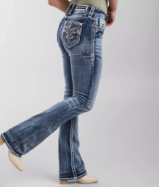 24 Semolina B201 Semolina Mid-Rise Boot Stretch Jean