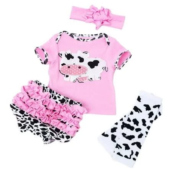4pcs Reborn Baby Girl Dolls Clothes Girls Outfits
