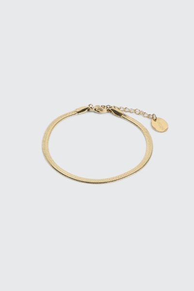Stainless Steel Herringbone Chain Bracelet