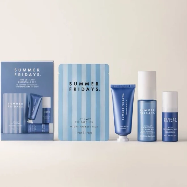Summer Fridays Jet Lag Essentials Hydration Set