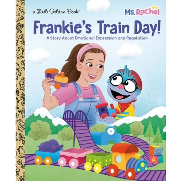 Frankie's Train Day! (Ms. Rachel) - (Little Golden Book) by MS Rachel (Hardcover)