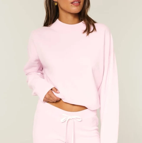 Hollister Women's Oversized Mock-Neck Sweatshirt