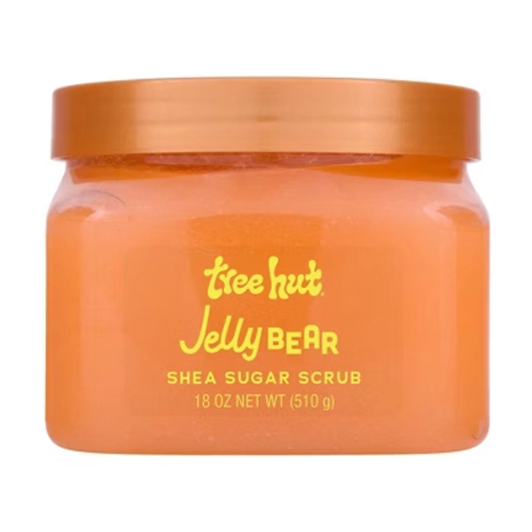 Tree Hut Jelly Bear Shea Sugar Body Scrub - 18oz: Paraben-Free, Sulfate-Free, Vegan, Contains Shea Butter