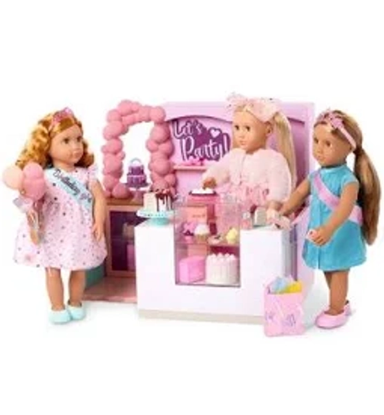 Our Generation Birthday Party Shop and Accessories Playset