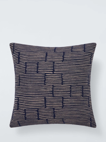 John Lewis Reflection Cushion, Indigo