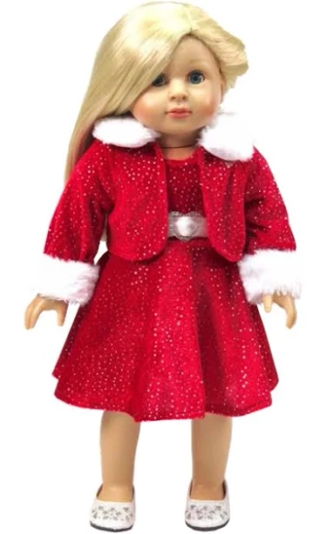 Red Christmas Dress & Jacket