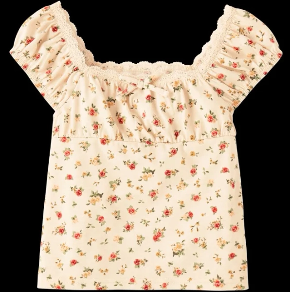 The Children's Place Girls Floral Babydoll Top