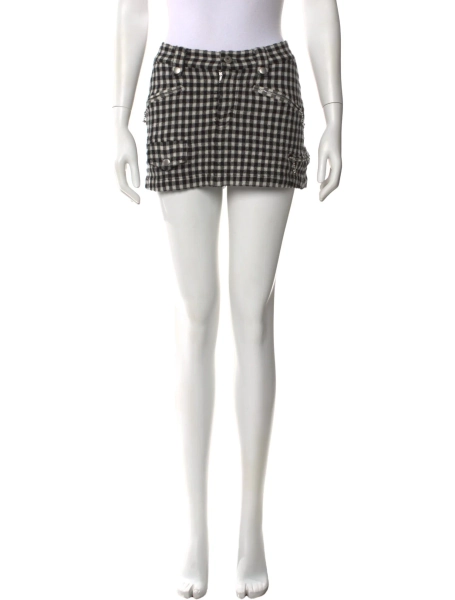 Wool Mini Skirt