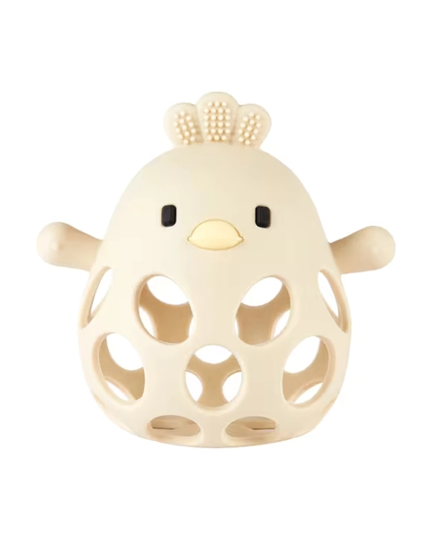 Chick Silicone Teether - Multi - One Size