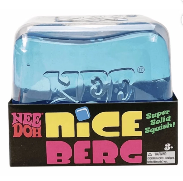 Schylling Nice Berg Super Solid Squish Sensory Fidget Stress Ball, Blue - Walmart.com