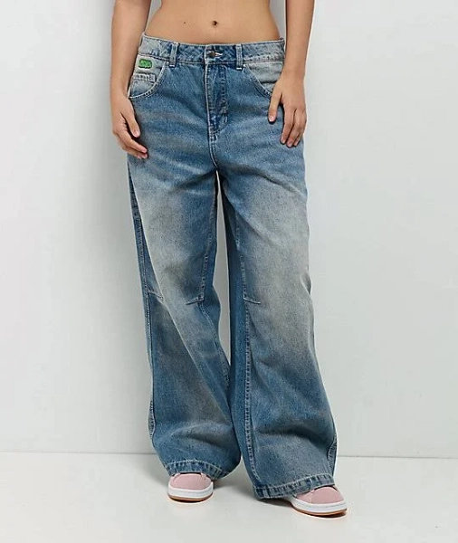 Empyre Extent Winnie Light Wash Wide Leg Jeans
