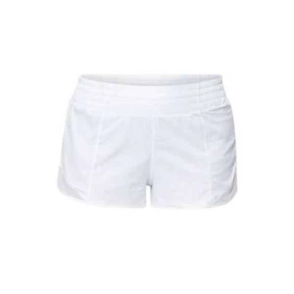 lululemon Women's White 2.5" Hotty Hot High Rise Lined Short WHITE 10