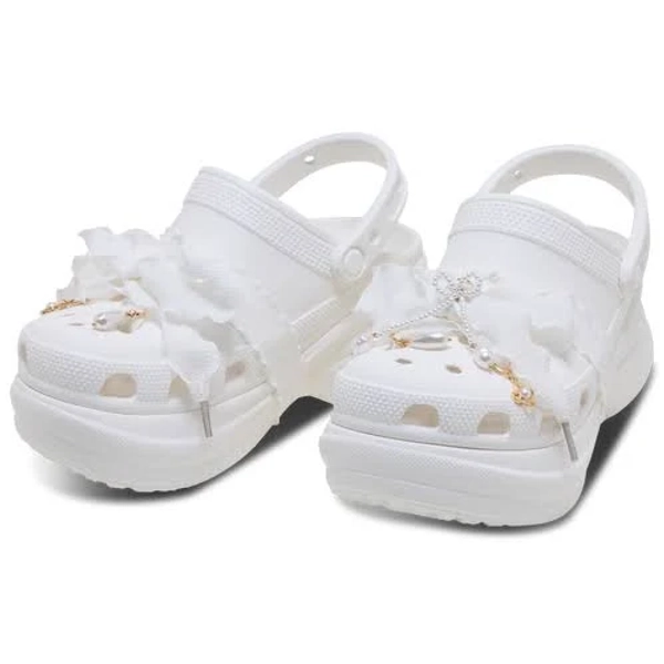 Crocs Laces and Pearl Bow Charm Kit