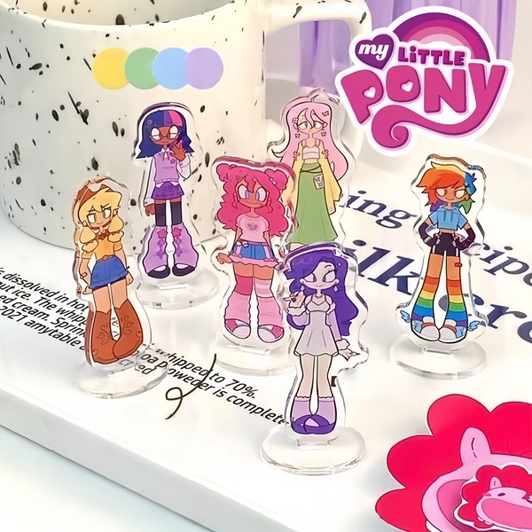 2D Flat, My Little Pony Bijou Cartoon Acrylic Standee - Cute Anime-Style Desktop Decor with Vibrant Colors, No Electricity Needed, Perfect Gift for Birthdays & Parties, Collectible Figurine for Fans, Party Decoration, Playful Design, Detailed Craftsmanship, My Little Pony Figure, My Little Ponie, Pony Figure, Christmas Decoration, Halloween Decoration, Figurine, Ornament For Home Decor