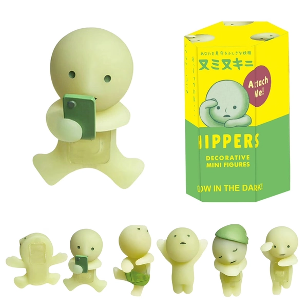 Dreams Smiski Glow in The Dark Figure, Smiski HIPPERS Series, Random Style, 1 Blind Box