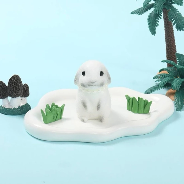 Cute Dark Bunny Taba Squishy