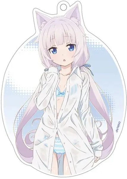 Nekopara: Newly Drawn Acrylic Keychain