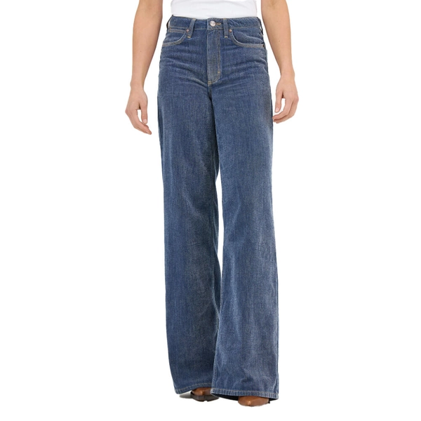 Women's Retro Bailey High Rise Airy Wide Leg Jeans | Atwoods