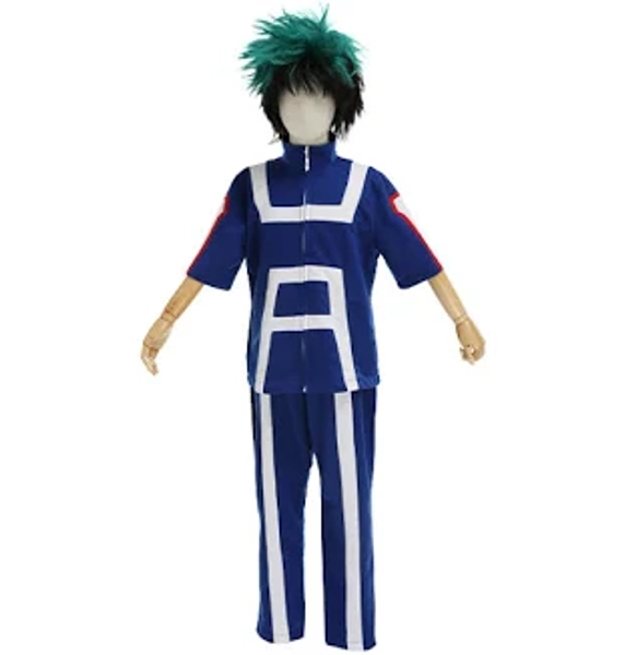 Kids Girls MHA Deku Bakugou Todoroki U.A High Gym Suit Uniform Cosplay Costume Sportswear Sports Outfit