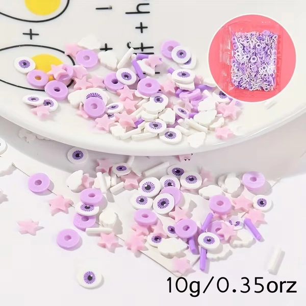 10g 0 35orz bag resin polymer clay glitters sprinkle - Temu